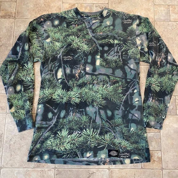 VTG 90s Dickies Wayne Carlton Vanish Camo Camouflage Hunting Shirt - Picture 1 of 16